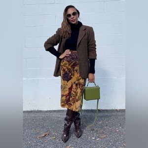 VINTAGE 1980s BANANA REPUBLIC SAFARI & TRAVEL TRADING CO. WRAP SKIRT